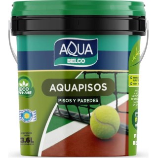 Pintura Para Pisos Granate AQUAPISOS Aqua Belco 3,6lt