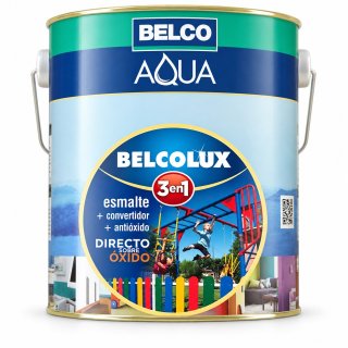 Esmalte 3 En 1 Blanco Brillante BELCOLUX Aqua Belco 18lt