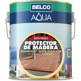 Protector De Madera Caoba Satinado Aqua Belco 0.9lt