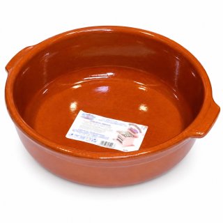 Cazuela Alta Vitrificada 25cm Corzana