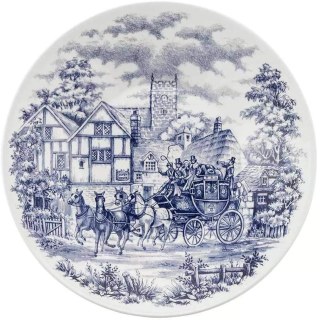 Plato Llano 26cm Cerámica Cena Inglesa Oxford