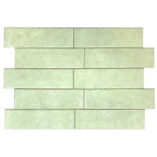 Cerámica Ladrillo 7,5x25cm Aquarela Mint Verde CERAL