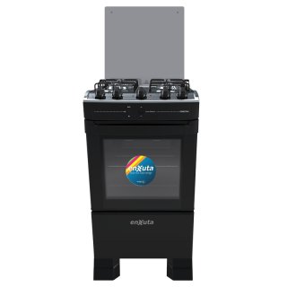 Cocina Combinada 4 Hornallas Negra con Grill Enxuta CENX27544NG-1