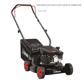 Cortadora de césped IPARK 4,0HP con recolector 390mm