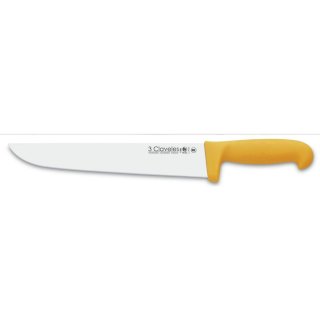 Cuchillo Carnicero 10" (25 cm) Mango Amarillo 3 Claveles 1386