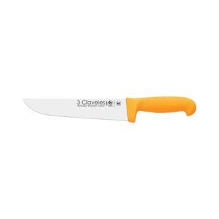 Cuchillo Carnicero 8" (20 cm) Mango Amarillo 3 Claveles 5628