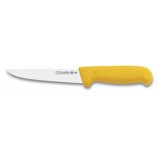 Cuchillo para Deshuesar Hoja Ancha 7" (18 cm) Mango Amarillo 3 Claveles 1375/5626