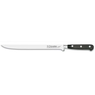Cuchillo Jamonero Forjado 10" (25 cm) Forgé 3 Claveles 1566