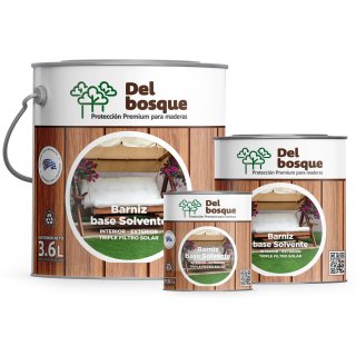Barniz Clásico Para Madera Brillante 3,6lt Del Bosque