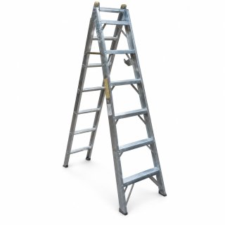 Escalera Aluminio 13 escalones Tijera Extensible Escalumex