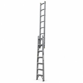 Escalera Aluminio 21 Escalones Tijera Extensible Escalumex