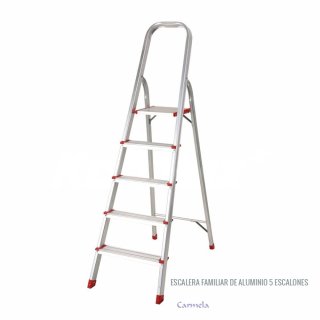 Escalera familiar de ALUMINIO 5 escalones