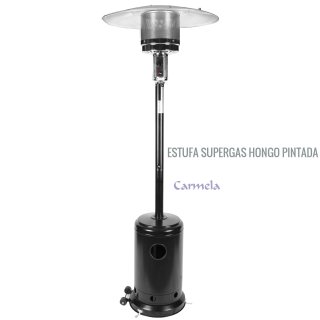 Estufa supergas hongo pintada