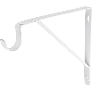 Escuadra Para Estante 11'' x 12'' Blanco Con Gancho FIERO MED-12BG