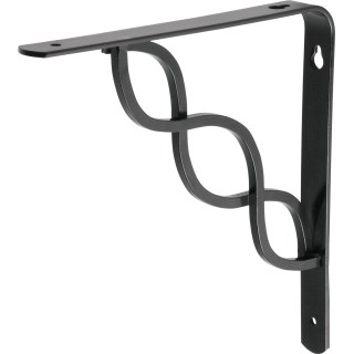 Escuadra Para Estante 8'' x 8'' Negro ''Trenza'' FIERO MED-8NT