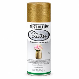 Aerosol Brillantina Glitter Oro Rust Oleum