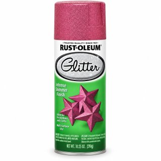 Aerosol Brillantina Glitter Rosa Rust Oleum