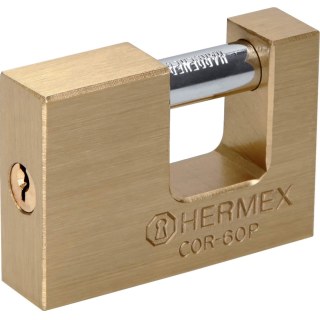 Candado Antipalanca de Bronce 60mm Hermex COR-60P