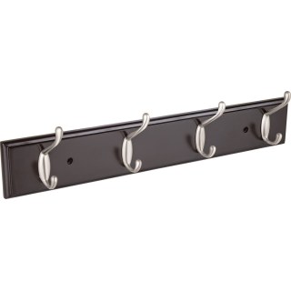 Perchero De Pared 4 Ganchos Largo 48cm Hermex PEPU-44