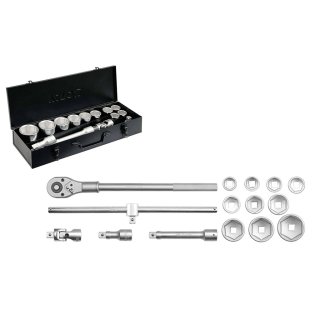 Juego de Bocallaves y Accesorios Encastre 3/4" 15 Piezas Yato YT-1334