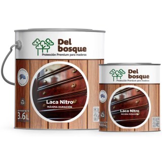Laca Nitro Para Madera Brillante Del Bosque 3,6lt