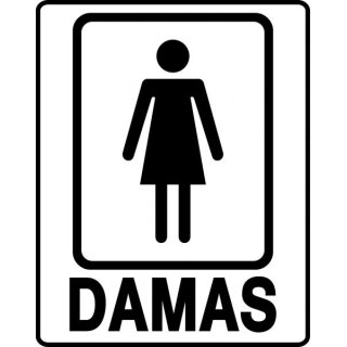 Letrero «Damas» Best Value