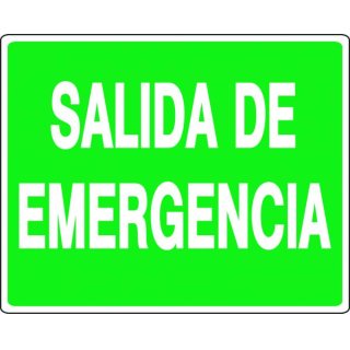 Letrero «Salida de Emergencia» Best Value