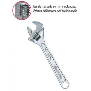 Llave Ajustable 8" Acero Templado