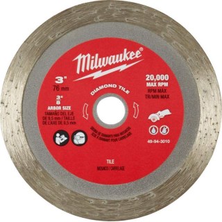 Disco Diamantado Continuo 3'' Milwaukee 49-94-3010