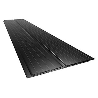Tablilla PVC Negro Gemini Frisado 7 mm