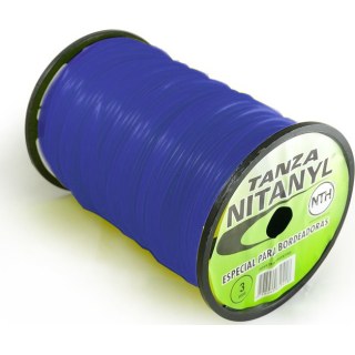 Tanza Bordeadora Cuadrada 2.5mm Bobina 140mt NITANYL
