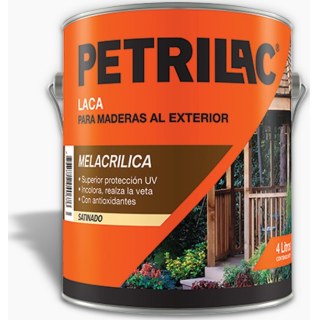 Laca Melacrílica Para Madera Brillante Petrilac 0,5lt
