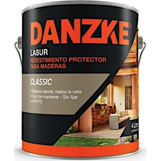 Protector De Madera Cedro Satinado Danzke Lasur Petrilac 1lt