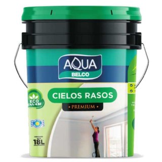 Pintura Para Cielorrasos Anti Hongos AQUACIELOS Aqua Belco 1lt
