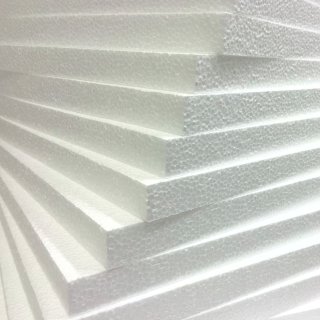Placa Poliestireno Expandido EPS 1m x 1m x 2cm Tipo II