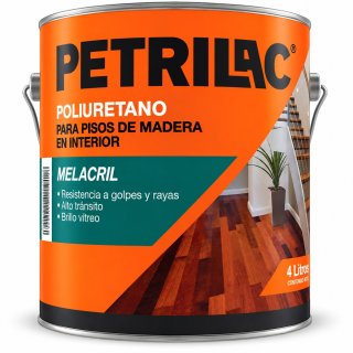 Plastificante Para Pisos De Madera Melacril Petrilac 4lt