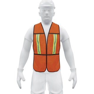Chaleco de Seguridad Naranja Reflectivo Pretul CHS-200N