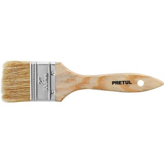 Pincel Brocha Cerda Blanca 2'' 50mm Pretul BRE-2 (Pack x 12)