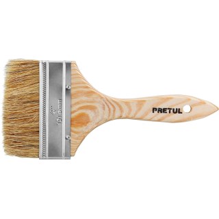 Pincel Brocha Cerda Blanca 4'' 10cm Pretul BRE-4 (Pack x 12)