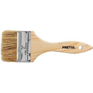 Pincel Brocha Cerda Blanca 3'' 76mm Pretul BRE-3 (Unidad)