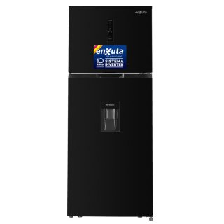 Refrigerador Frío Seco Inverter 420 L Negro con Dispensador Enxuta RENX22415DN