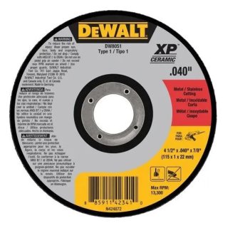 Rueda Corte Metal DeWalt DW8051 115mm
