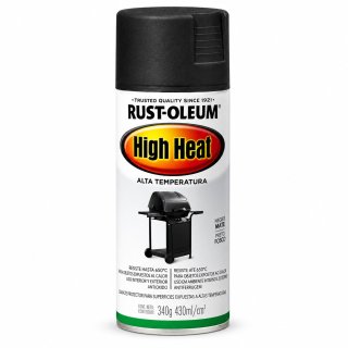 Esmalte Alta Temperatura 650°C Negro Rust Oleum Aerosol 340gr