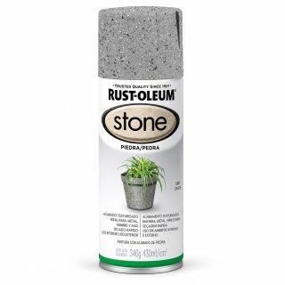Pintura Texturada Piedra Stone Gris Rust Oleum
