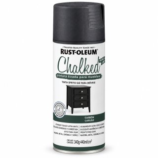 Pintura Tizada Gris Carbón Chalked Rust Oleum