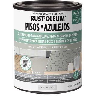 Pintura Para Pisos y Azulejos Beige Arena Rust Oleum 946ml
