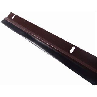 Zócalo Aluminio Con Goma Largo 80cm Marrón SC