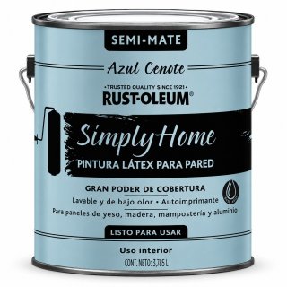 Pintura Látex Interior Azul Cenote Simply Home 3,785lt
