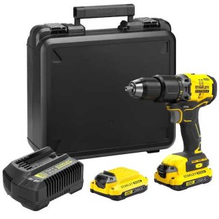 Taladro Atornillador Percutor Batería 20v Stanley SBD715C2K