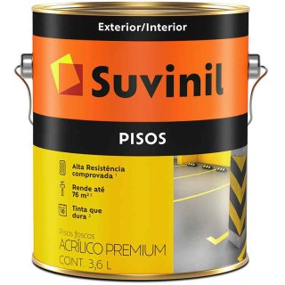 Pintura Para Pisos Premium Verde Suvinil 3,6lt